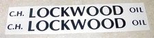 Pair Smith Miller Lockwood Oil Tanker Stickers SM-020