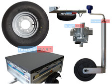 Erde 122 & Maypole 6812 Trailer Accessory Kit Cover, Jockey Wheel & Spare Wheel