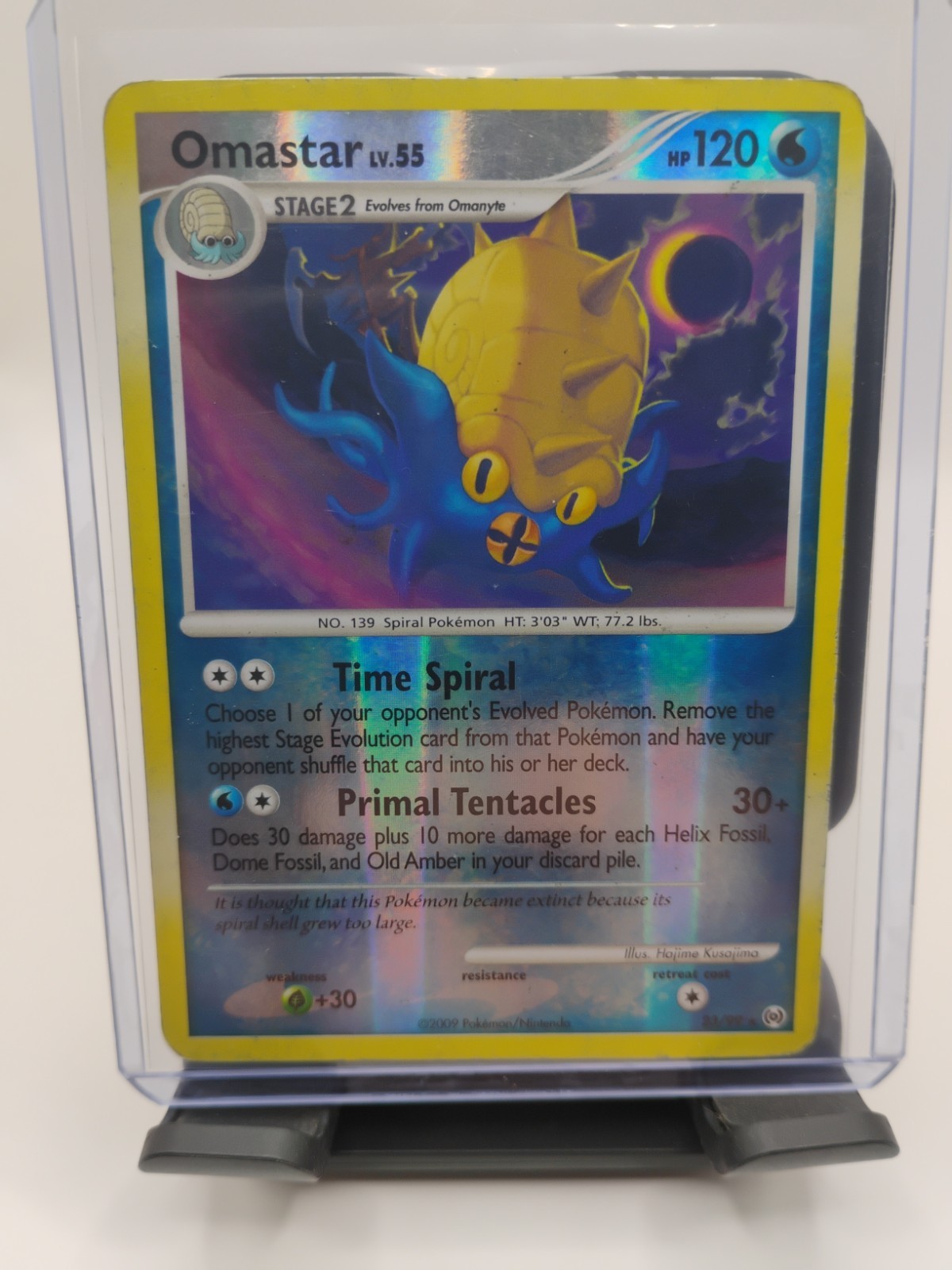 Pokémon: Omastar LV.55 (Arceus) Reverse Holofoil Rare