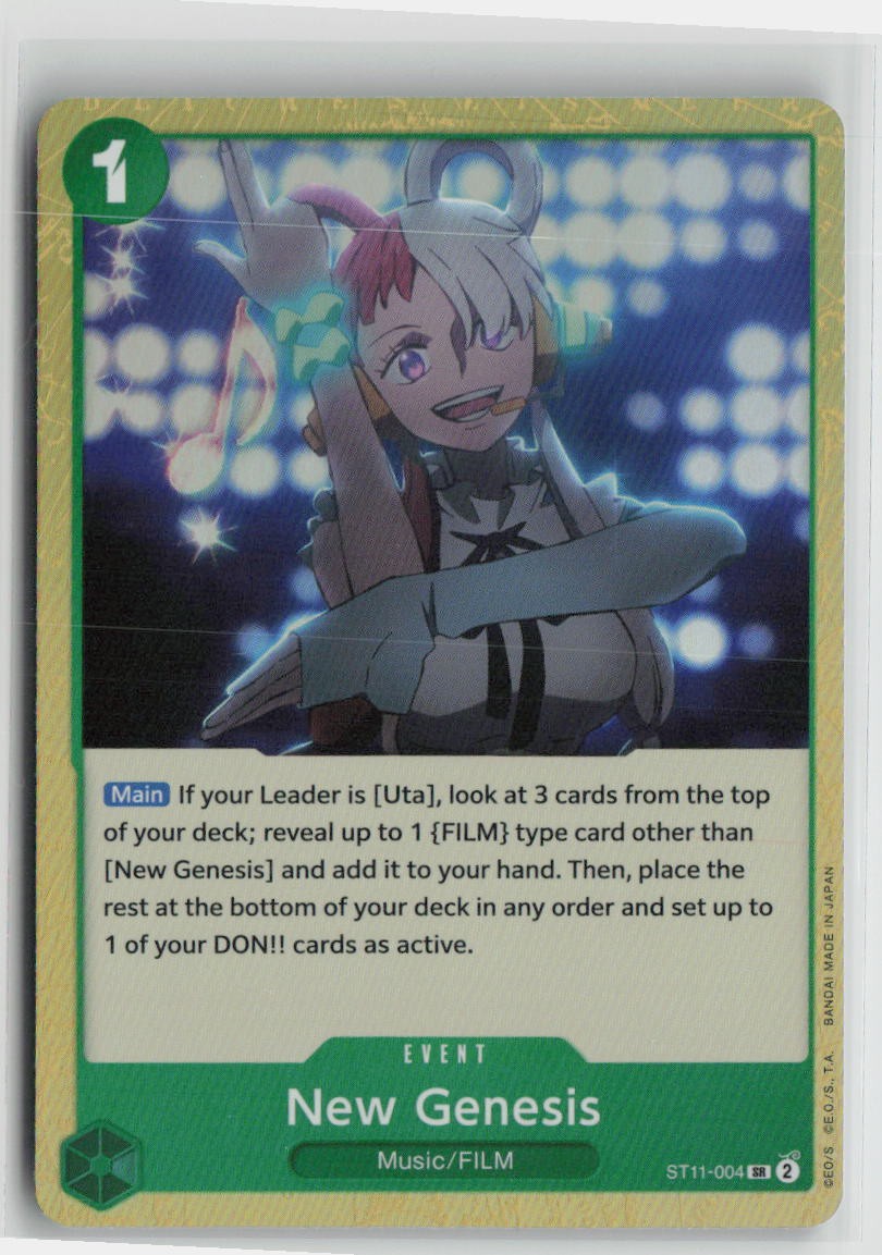 New Genesis ST11-004 One Piece Starter Deck 11: Uta SR NM English