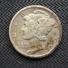 1925  *P* MERCURY HEAD  SILVER DIME *NICE* - FREE SHIPPING! - C3346