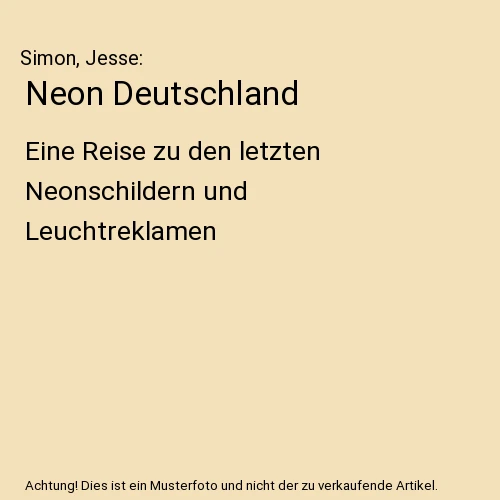 Jesse Simon | Neon Deutschland | Buch | Deutsch (2026) | 256 S. | Prestel