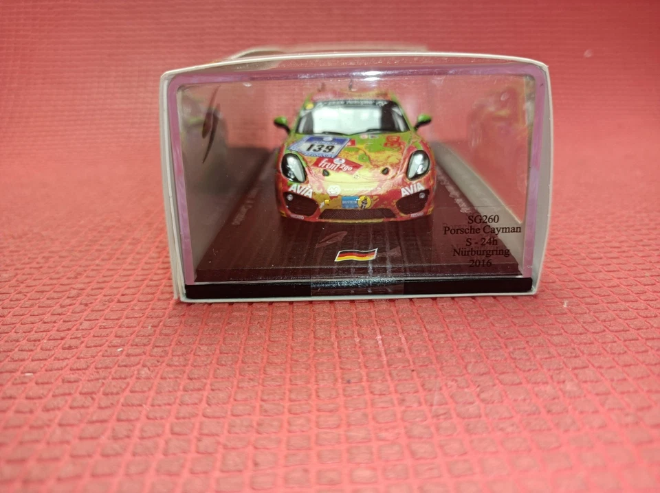 PORSCHE CAYMAN S NURBURGRING 2016 SPARK 1/43  NO MINICHAMPS, EBBRO, IXO, NOREV - Immagine 4 di 4