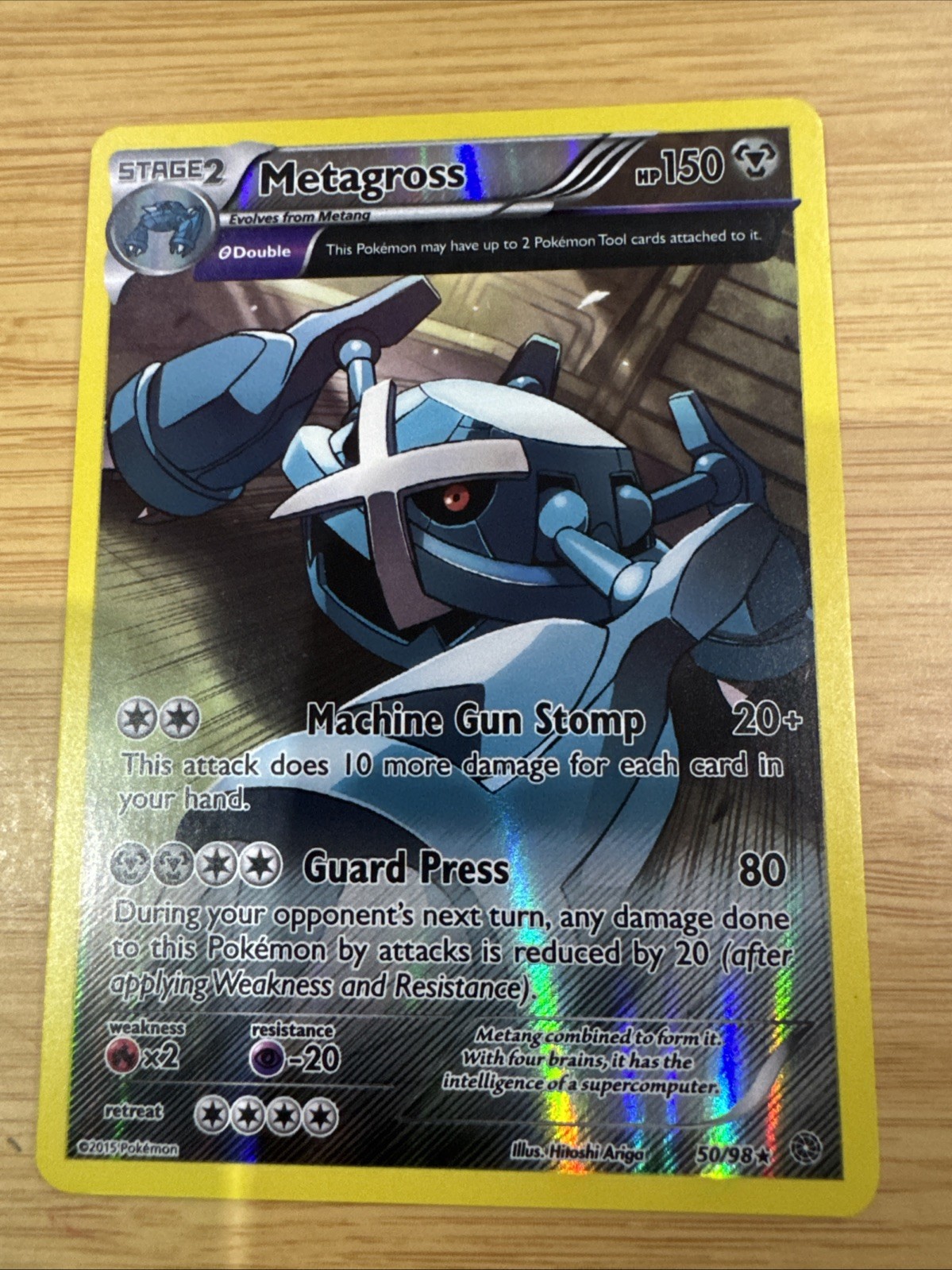 Pokémon TCG Metagross Ancient Origins 50/98 Reverse Holo Rare - NM