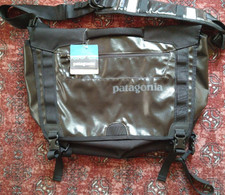 Patagonia 2012 Blackhole Messenger Borsa Uomo Grande Impermeabile Outdoor LTD 40x30x15