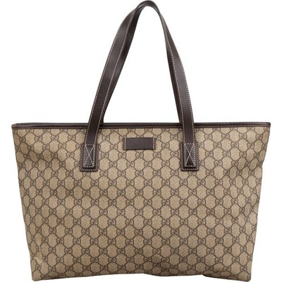 Gucci Monogram GG Supreme Tote Handbag Tasche