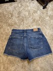 AE American Eagle Tomgirl Shortie Distressed women's jean Shorts size 2 — photo 2