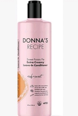 Donna's Recipe Sweet Potato Pie Extra Creamy Leave In Conditioner, 8 oz