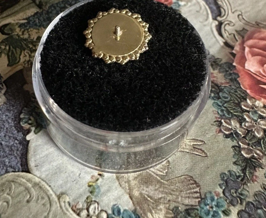 Sombrilla BVLA extremo roscado chapado en oro 14k Foto 4 de 4