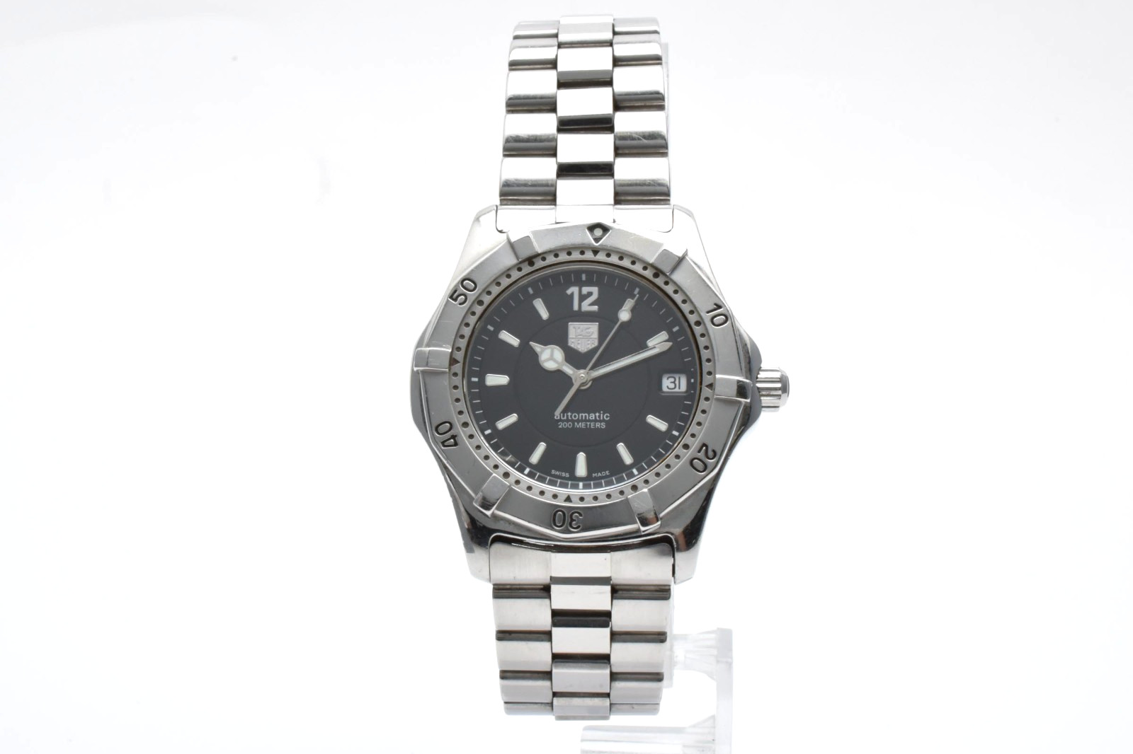 Vintage [N MINT w/Box] TAG HEUER 2000 Ref: WK2118-0 Men's Black Dial 38mm JAPAN image 5