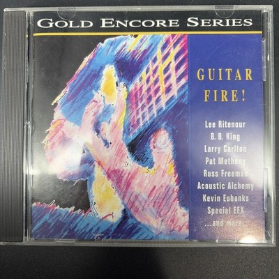 Gold Encore Series Guitar Fire CD Jazz Guitar Compilation B.B. King Pat Metheny