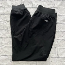 Figs Women’s Scrub Pants Joggers Medium Petite Black W23SW2008P