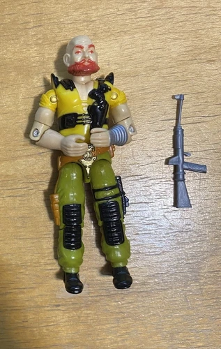 Hasbro Taurus V1 GI Joe 1987 Vintage Action Figure & Gun Sgt. Slaughter Renegade