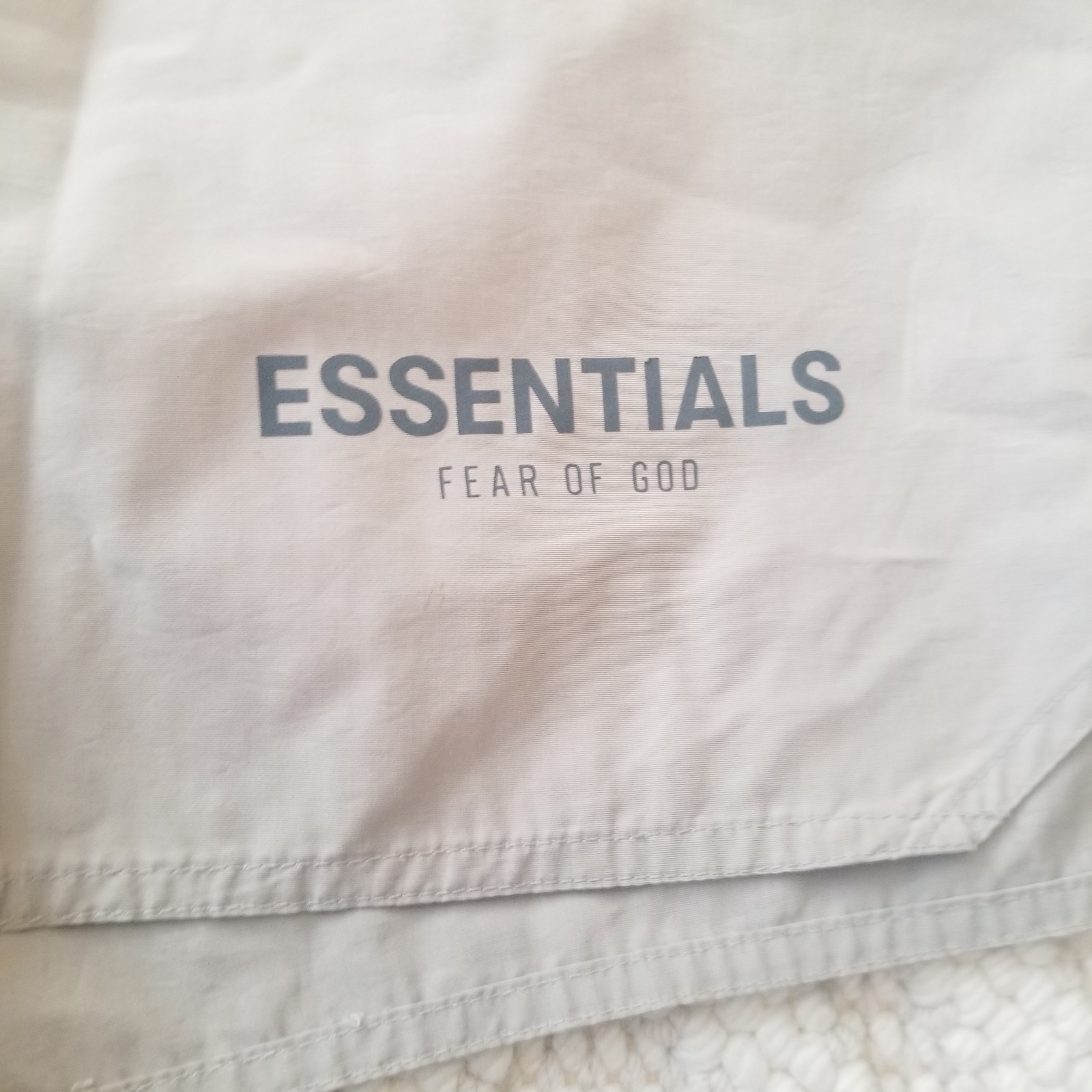 Fear of God ESSENTIALS Taupe Brown Volley Running Shorts Men’s Size XL Rare thumbnail 7