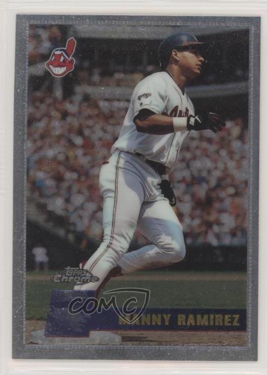1996 Topps Chrome Manny Ramirez #161 0d3