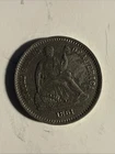 1861 Seated Liberty Half Dime Silver Coin Civil War Era #811B