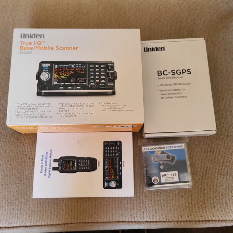 Uniden SDS200 Digital Police Scanner True I/Q