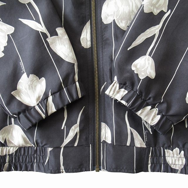 Supreme 19SS Floral Silk Track Jacket Blouson Logo