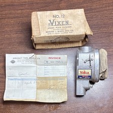 Vintage Vixen No. 12 Pneumatic Spark Plug Cleaner W Original Boxreceipt Usa Vintage Vixen No. 12 Pneumatic Spark Plug Cleaner W Original Boxreceipt Usa