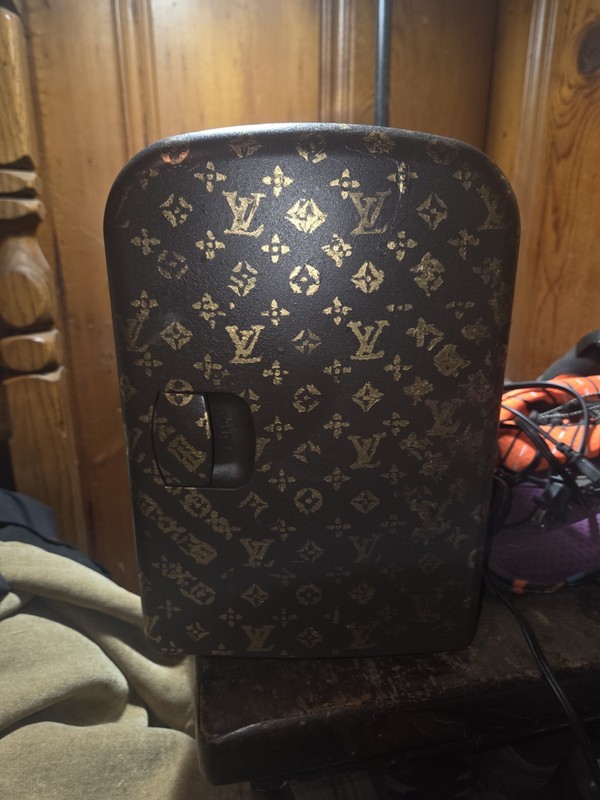 11"×10"×8" Bespoke Louis Vuitton Mini Refrigerator And Warmer 