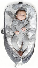 Riduttore Lettino Neonato Riduttore Culla -Lettino Da Viaggio-100% Cotone Lavabi