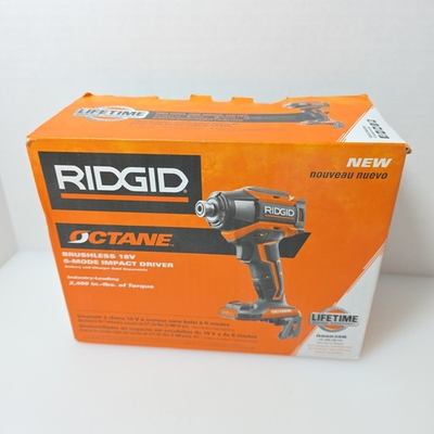 #ad #ad Ridgid Octane 18V Brushless 6 Mode 1 4” Inch Impact Driver Tool Only R86039B $84.99