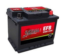 KATANA Car Battery Start Stop EFB 65 Ah 12V T1 Port For Fiat 500L 1.6 D Multijet
