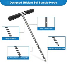 Agricultural Testing Stainless Steel Soil Probe Geological Detection Tool