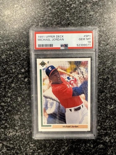 1991 Upper Deck Michael Jordan #SP1 HOF Short Print PSA 10 Gem Mint