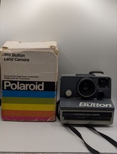 Polaroid The Button Land Camera SX-70 Instant Film 1981 w/ Box Manual