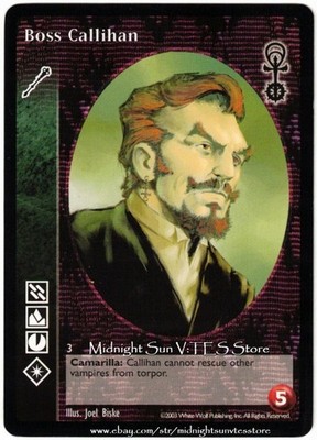 Boss Callihan Ventrue Anarchs V:TES VTES Vampire CCG