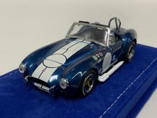 1/43 Kyosho Cobra Shelby 427 in blue with White Strip  Suede Base AB1172