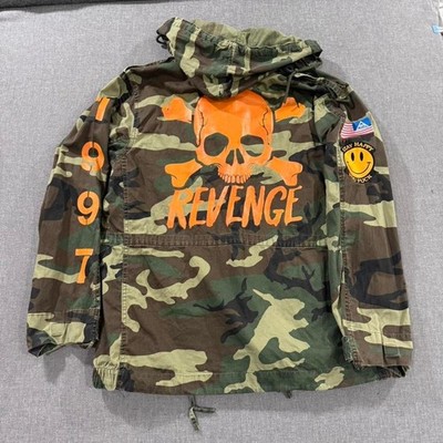 Falling In Reverse Ronnie Radke Revenge Jacket Camo 1997 1 of 300 Metal Mens  XL