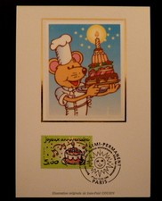 FRANCE PREMIER JOUR FDC YVERT 3242  CARTE JOYEUX ANNIVERSAIRE   3F   PARIS  1999