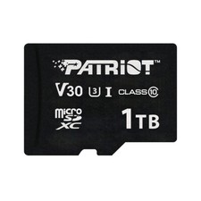 Patriot VX 1TB V30 C10 U3 4K UHD Micro SD Flash Card Dashcam/Home Surveillance