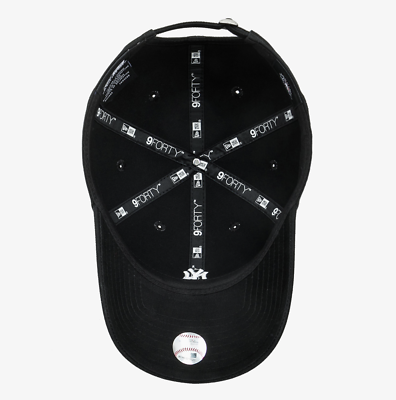 【New Era】 ★ MLB WASHED MINI LOGO UNSTRUCTURE BALL CAP ★ New York Yankees Mini Logo Washed Cream 9TWENTY Adjustable