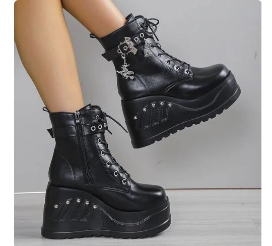 Steampunk platform boots clearance