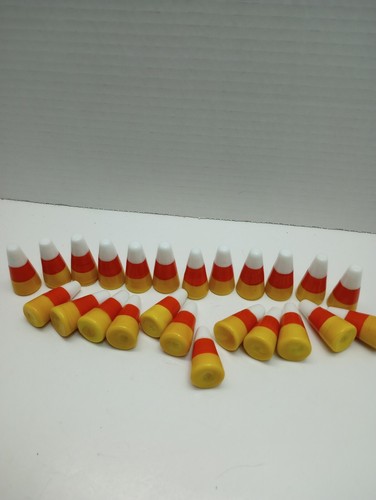 Lillian Vernon Glass Candy Corn 24 Piece 1.5 In Excellent Condition