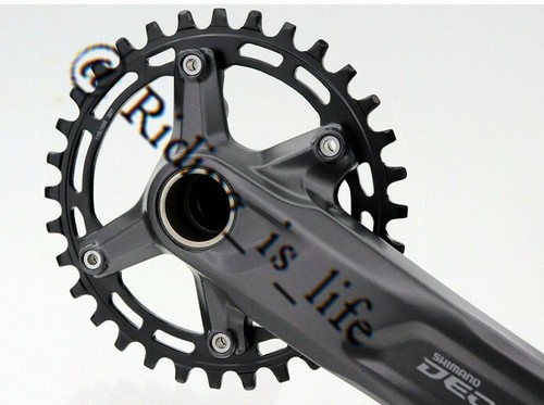 SHIMANO Deore 1X10 10 Speed MTB Groupset M5100 Cranks W/M4100 Kits 46T 32T/170MM - Picture 3 of 10
