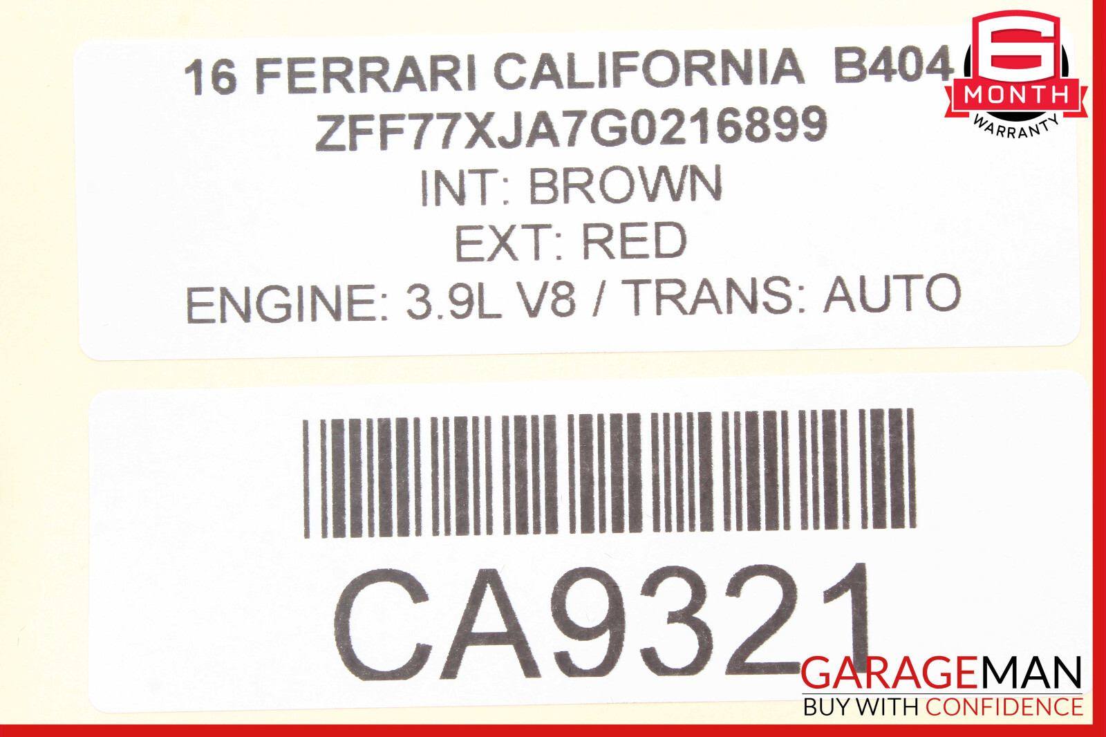 15-18 Ferrari California T Dash Glove Box Storage Cover Lid Panel OEM