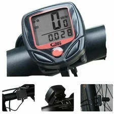 Bicycle Bike Cycling Computer LCD Odometer Speedometer Stopwatch Speed meter