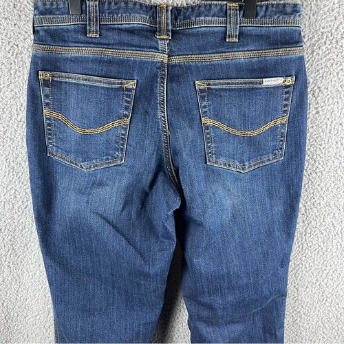 Carhartt Damengröße 8 Relaxed Fit kariert gefüttert blau Jeans - Bild 11 von 14