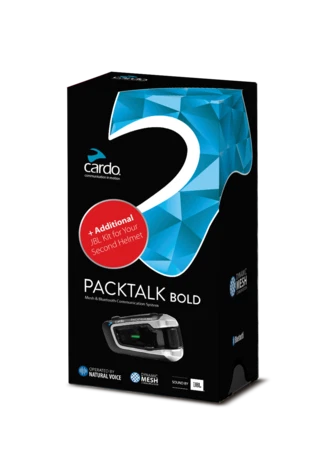 Cardo Packtalk Bold JBL 2nd Helmet kit New Fast Shipping