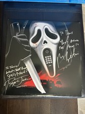 Wes Craven Scream LP Signed By Roger L Jackson & Marco Beltrami! Ghostface!