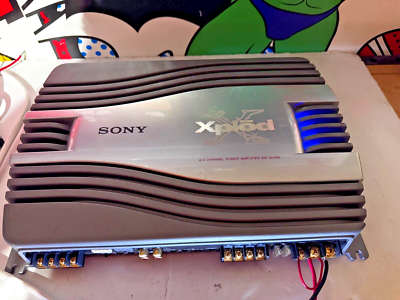 Sony XPLOD XM-SD46x 75 watts RMS x 4 at 2 ohms channel Amplifier