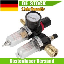 Druckluft Wartungseinheit-Druckminderer Wasserabscheider Öler Filter Kompressor~