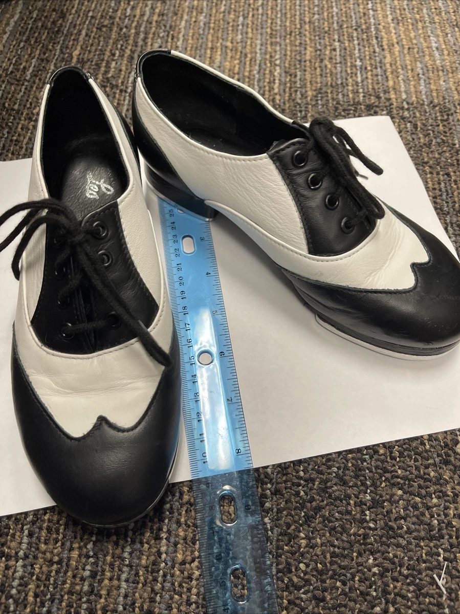 Leo's black and white hotsell tap shoes