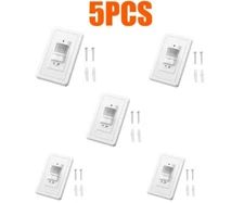 5Pack Auto On/Off Sensor Switch Motion Infrared PIR Occupancy Vacancy Wall Light