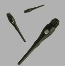 Viper 2BA Tufflex Tips III Soft Tip Dart Points.  Select Qty.  Black or White