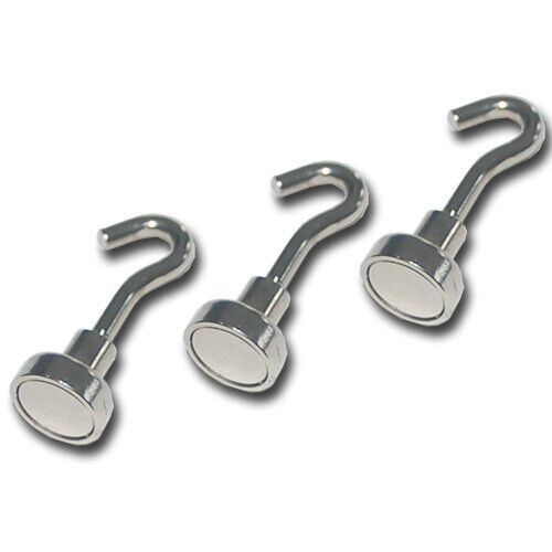 NEODYM MAGNETE MIT HAKEN ✅ ÖSE Ø10-75mm STARKE HAFTKRAFT HAKENMAGNET MAGNETHAKEN - Bild 8 von 25